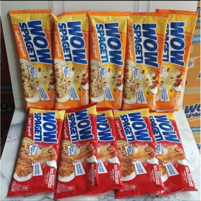 

mie spageti woow 10rb dapat 3pcs