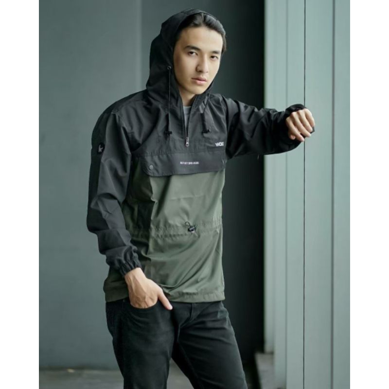 Jaket Parasut Cagole Snow dope Jaket kantong doremon Jaket kangguru