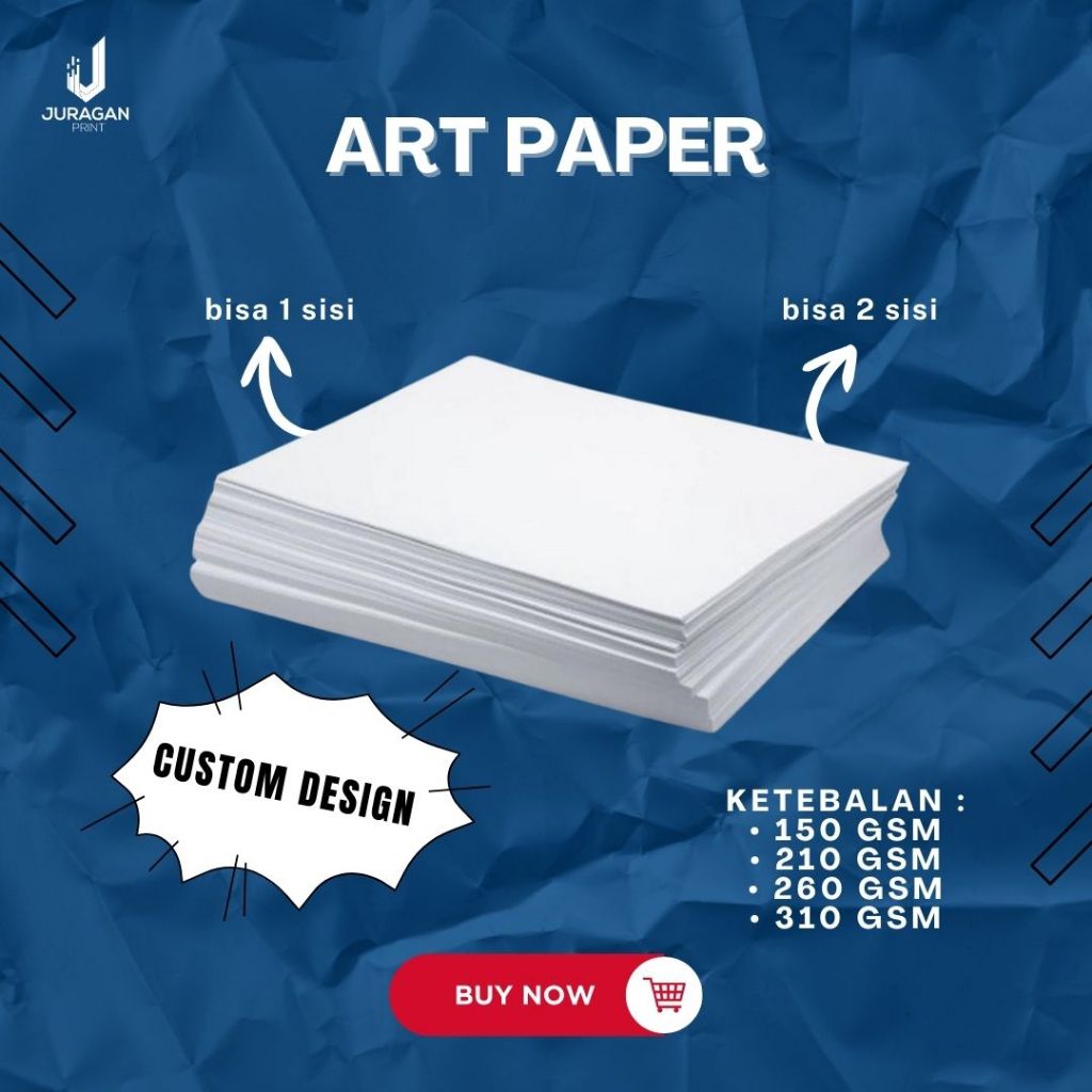 

Art Paper Ukuran A3 || 150 / 210 / 260 / 310 GSM