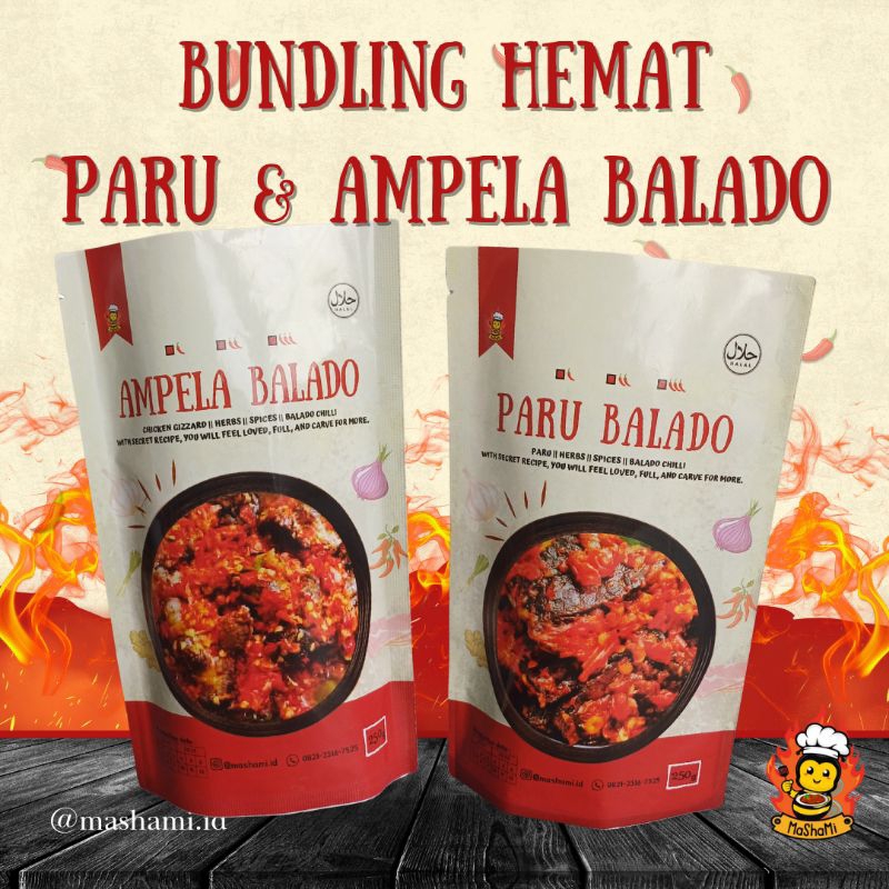 

Hemat : Paru Balado dan Ampela Balado Mashami @ (250 gr)