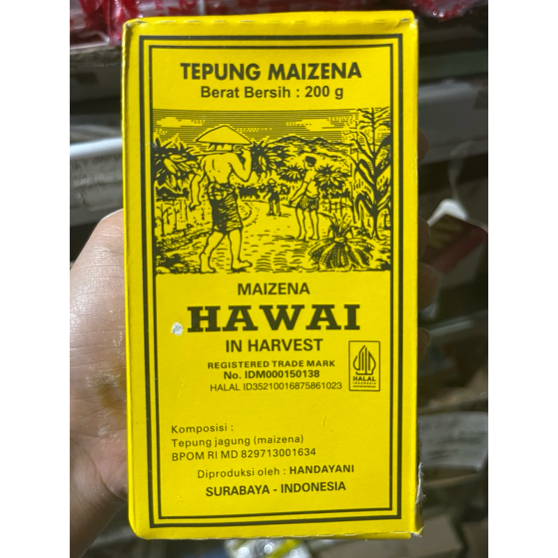 

tepung maizena merk Hawai 200gr