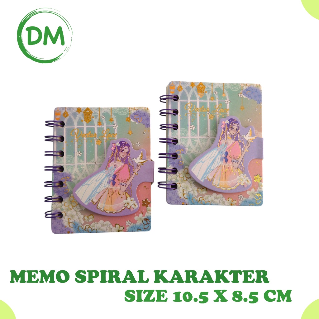 

VECTORE LACE A7 821100 MEMO DIARY MINI SPIRAL / BUKU CATATAN NOTEBOOK