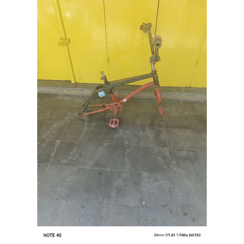 framefork sepeda bmx 16 jadul olds school tange seiki japan