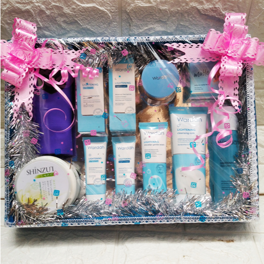 SALE Paket Seserahan Nikah Skincare Wardah / COD Paket Hampers Kosmetik Murah