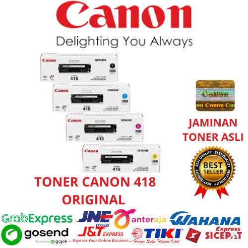 TONER CATRIDGE CANON 418 1 Set ORIGINAL INK
