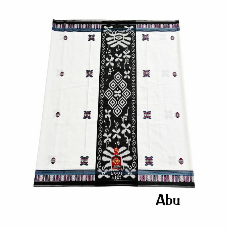 Aulia - Sarung HMM Putih Motif Pintu Aceh//Sarung HMM Motif Putih