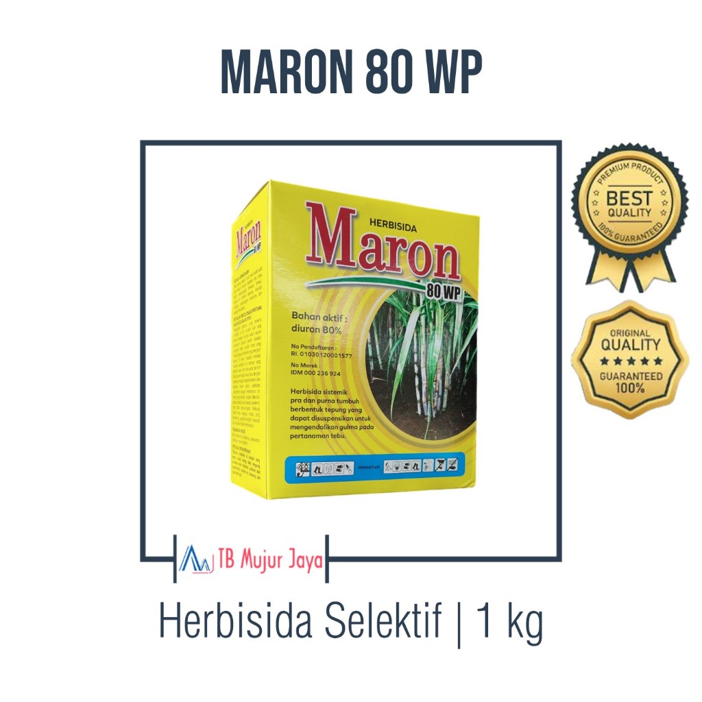 Maron 80 Wp Herbisida Selektif Tebu Nanas 1 Kg