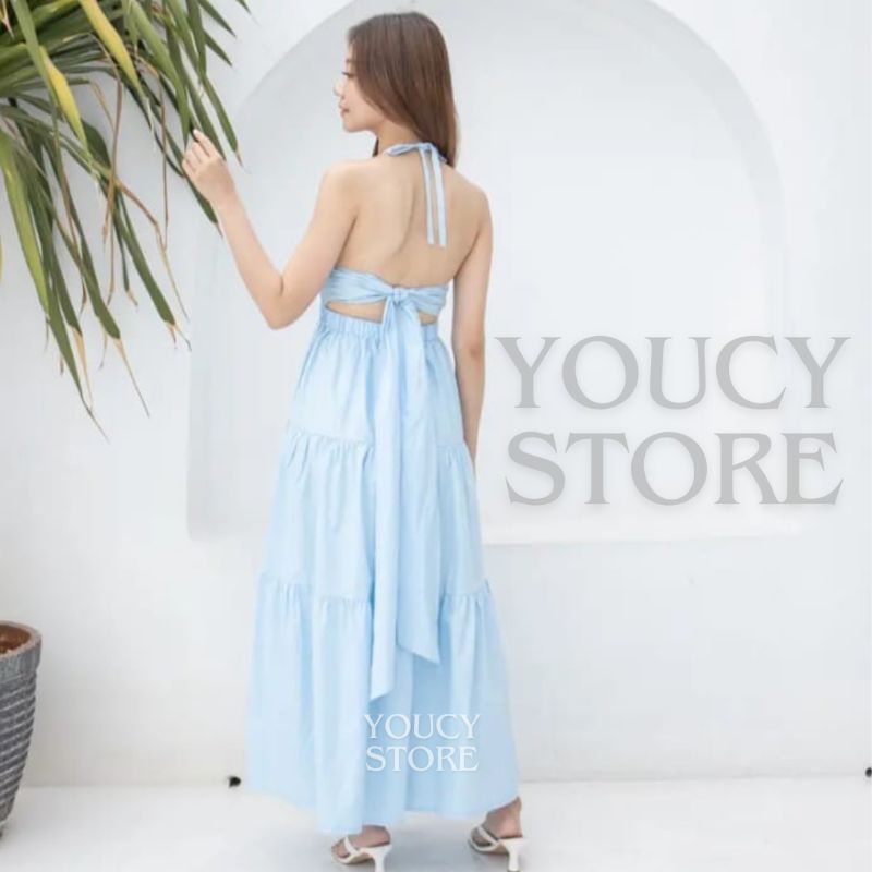 FEISYA DRESS BACKLESS/LONG DRESS SEXY PARTY/DRESS PANTAI SEXY