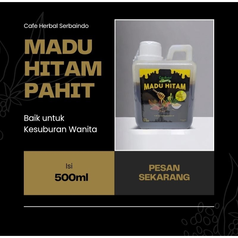 

Cafe Herbal Serbaindo Madu Hitam Pahit 500gr