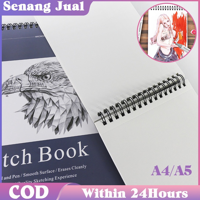

KODE G56V Buku Gambar Sketchbook A4 A5 Waterlor Refill Sketchbook Drawing Paper