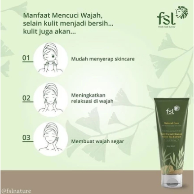 FSL DAILY FACIAL CLEANSER GREEN TEA