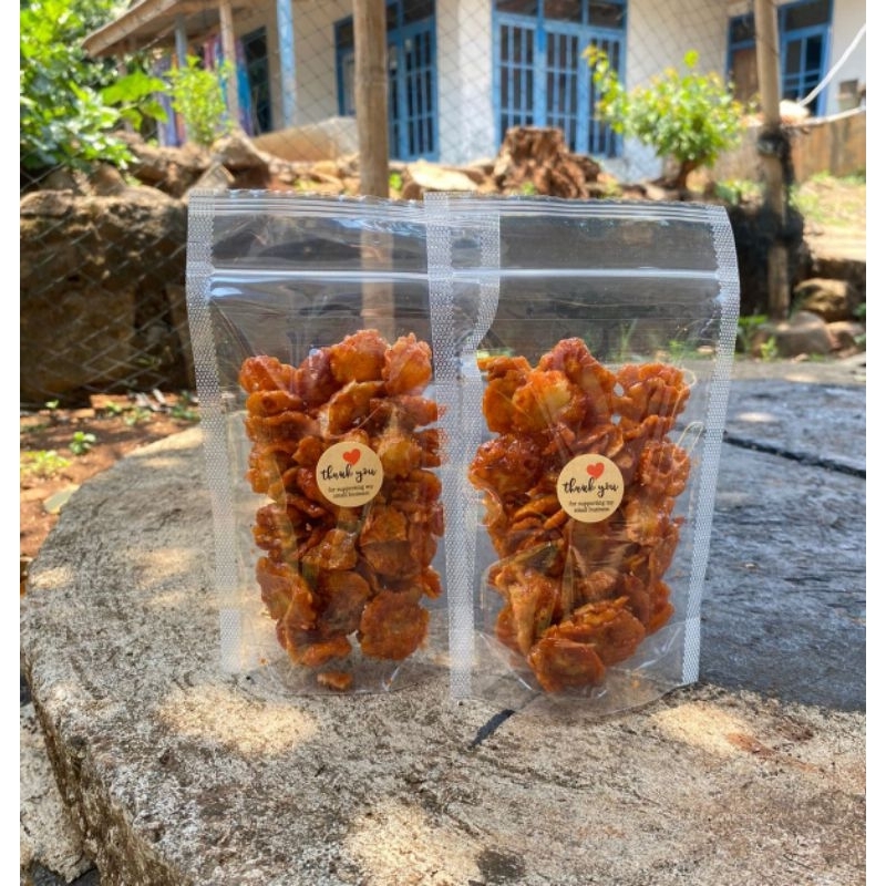 

Balado Emping Melinjo Pedas Manis Kemasan 100 Gram