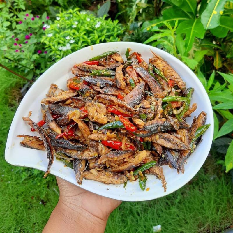 

Oseng Ikan Keranjang/Gereh Besek