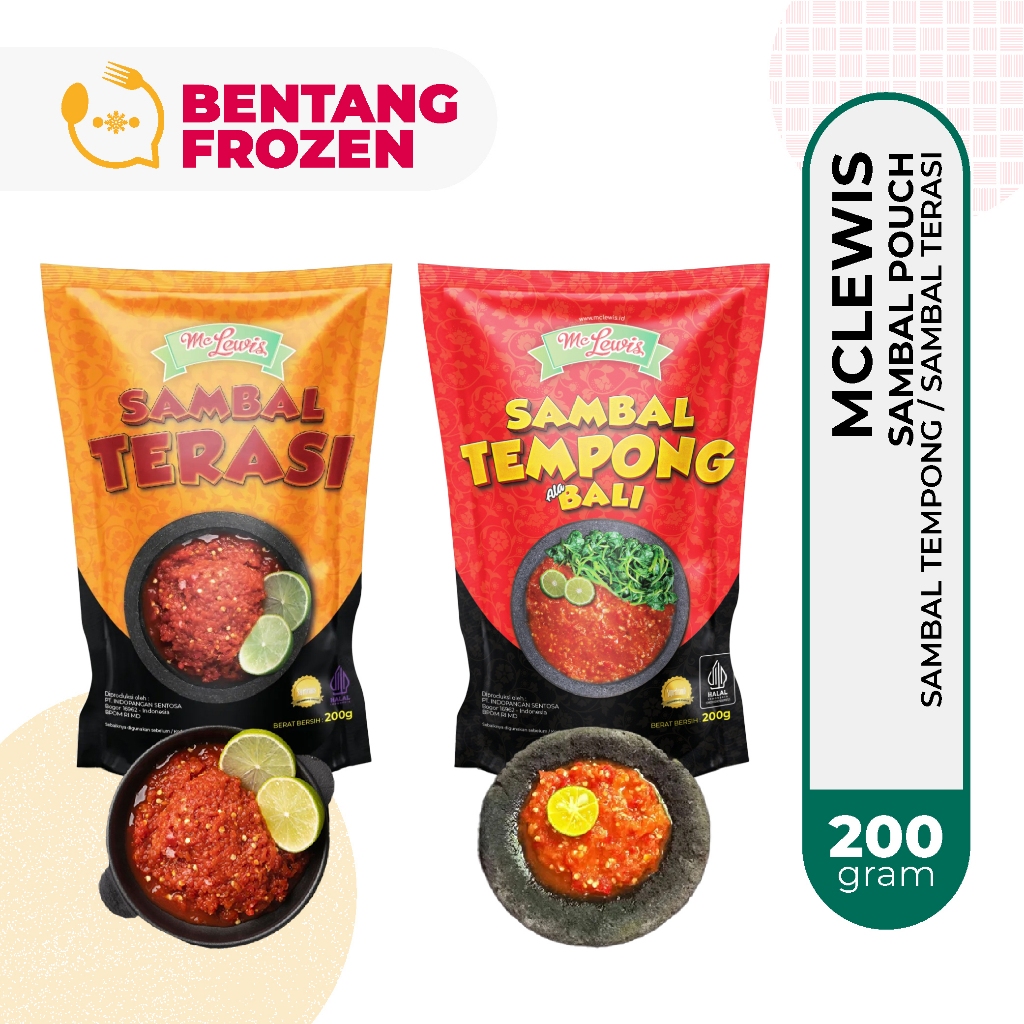 

McLewis Sambal Tempong ala Bali / Sambal Terasi 200gr