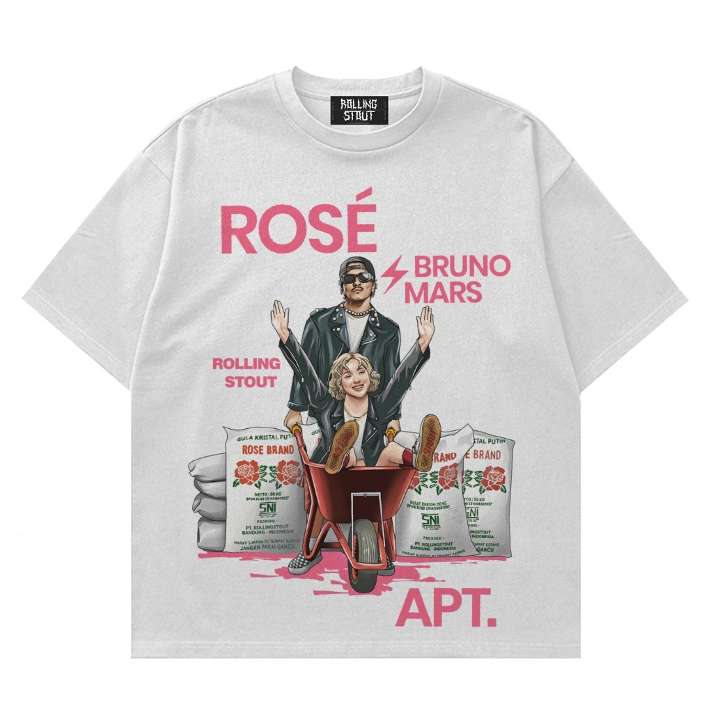 Rollingstout - ROSE BRAND Bruno Mars APT. | KAOS BAND | BAJU MUSIK METAL ROCK
