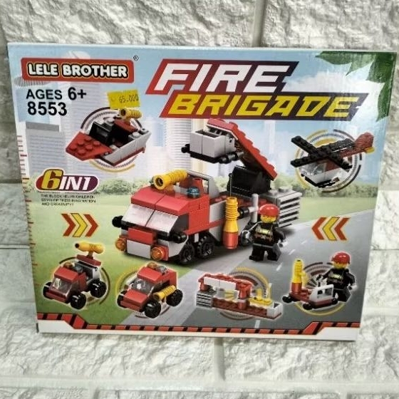mainan Lego brick cowok 6 in 1 murah