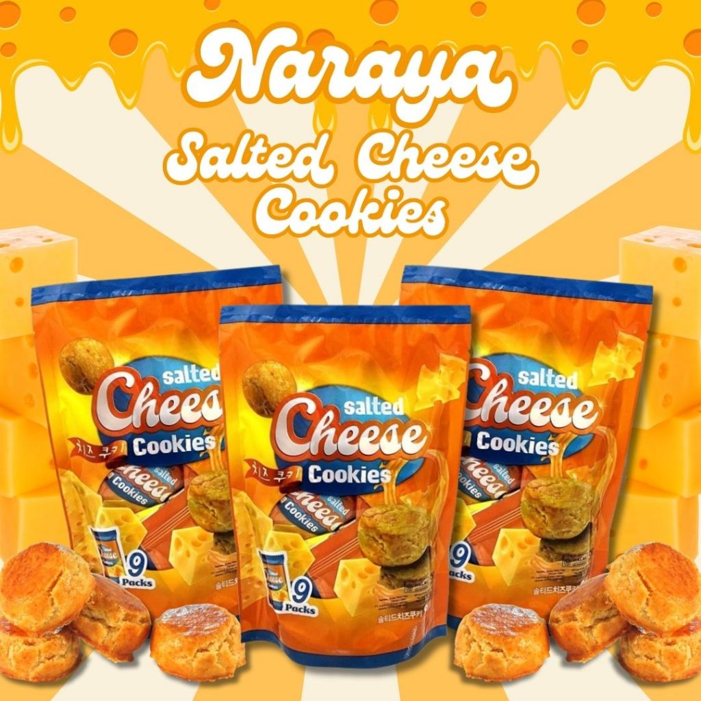 

Naraya Salted Cheese Cookies 3 Pouch