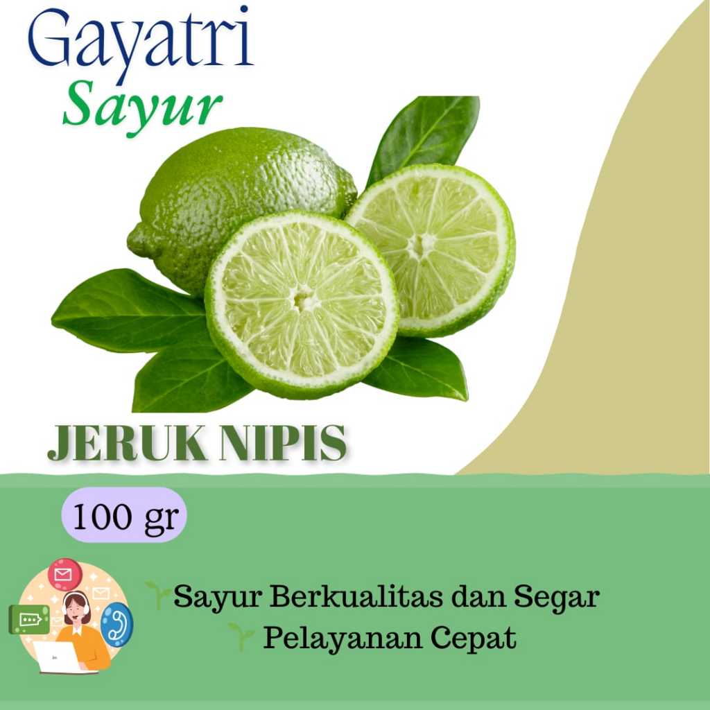 

Jeruk Nipis Fresh 100gr - GAYATRI SAYUR