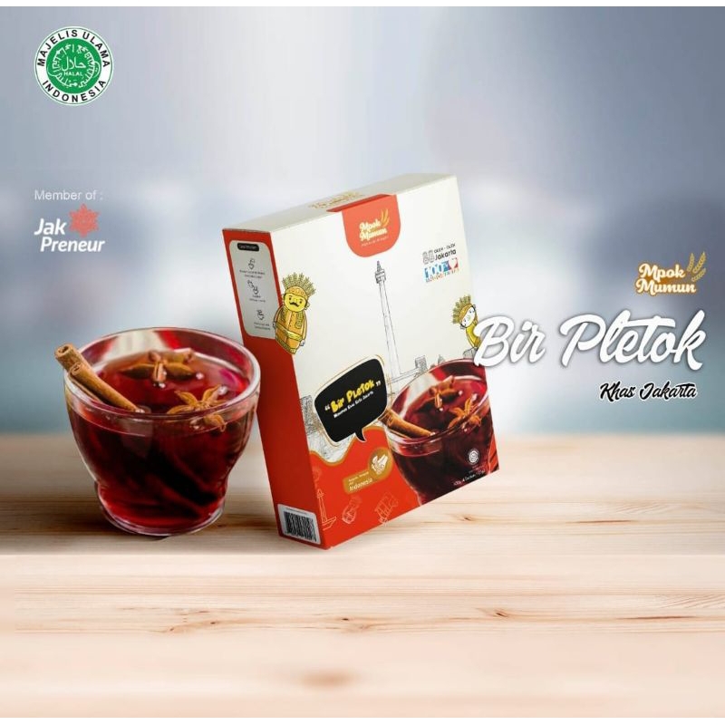 

Bir Pletok Khas Betawi Sachet Bubuk Oleh Oleh Jakarta Khas Betawi Asli Original Mpok Mumun 75g