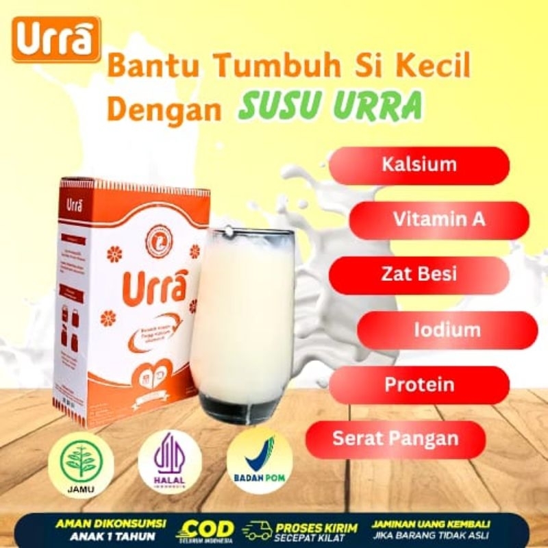 

SUSU TERBAIK | SUSU KAMBING URRA - Susu Penambah Berat dan Tinggi Badan Anak Anti Bau Prengus!! Rasa Original 200 gram Halal BPOM