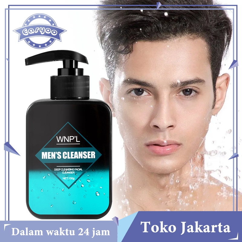 Pembersih Wajah Pria Pemutih Wajah Pria Tungau Pembersih Jerawat Dan Komedo Ringan Dan Tidak Mengiri