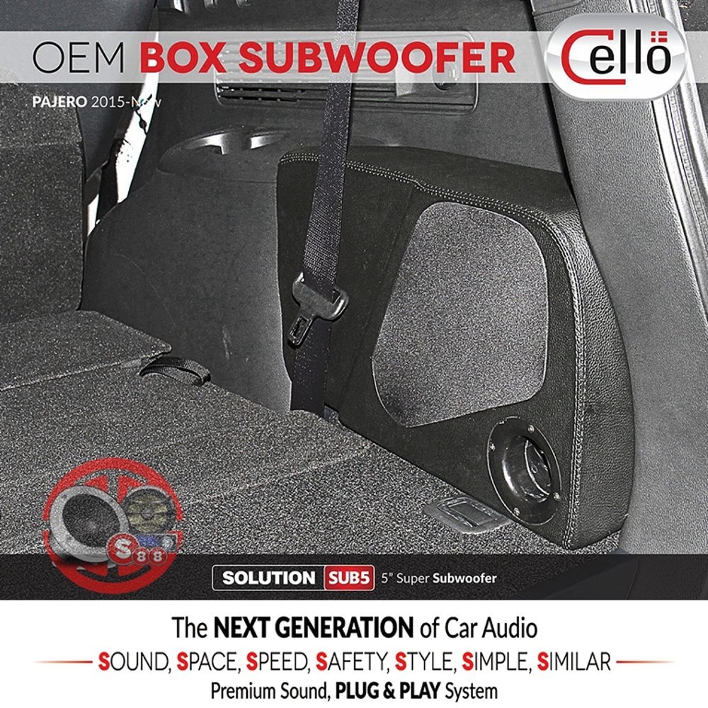 SUBWOOFER CELLO OEM AKTIF BERBAGAI MACAM MOBIL