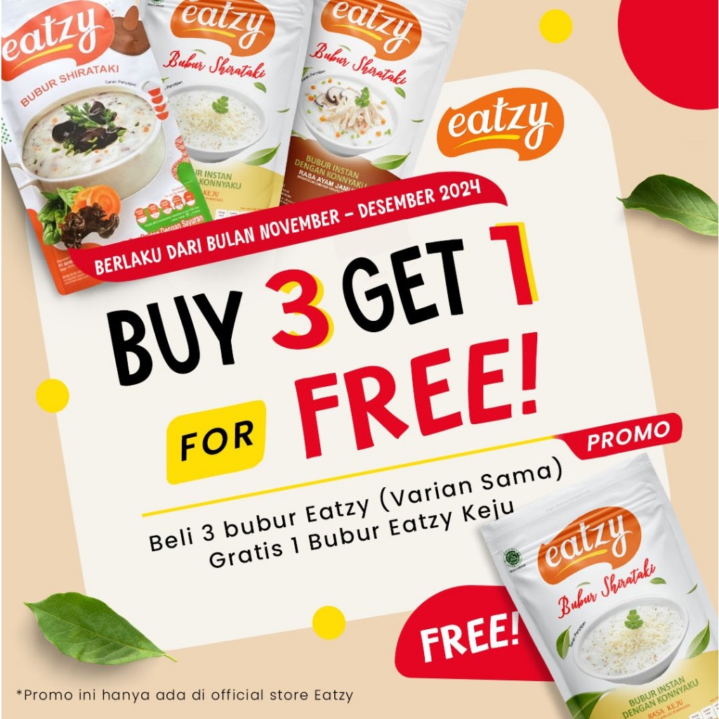 

Promo Eatzy Bubur Shirataki