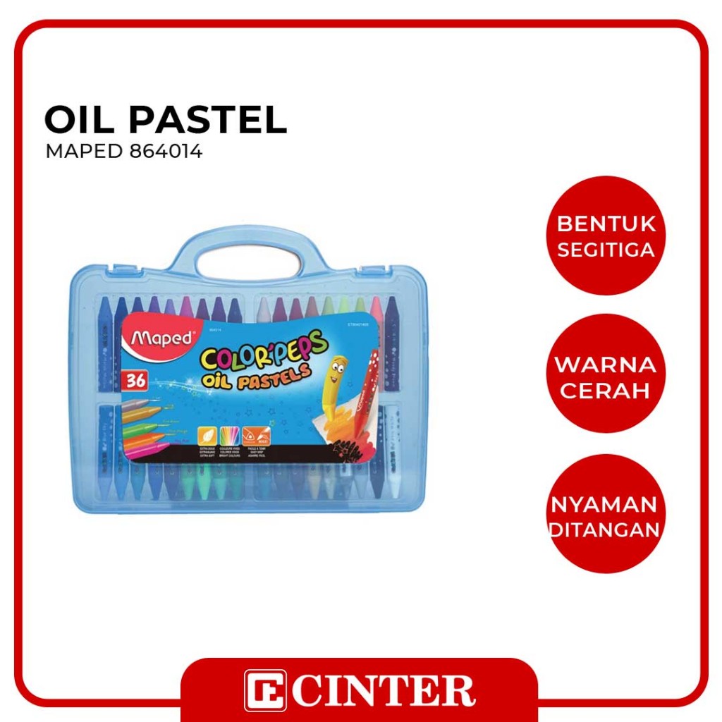 

MAPED - PEWARNA / KRAYON MINYAK LILIN / PASTEL MINYAK / CRAYON OIL PASTEL 36W 864014