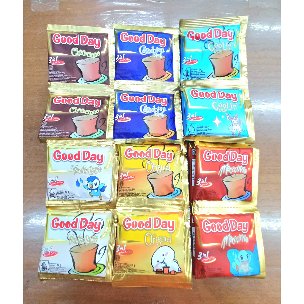 

GOOD DAY All VARIAN 1 KARTON [120 sachet]