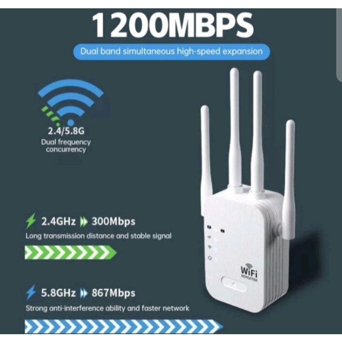 ROUTFAST SPEED BOOSTER WIFI DUALBAND MEMPERLUAS JANGKAUAN SINYAL WIFI ORIGINAL OS