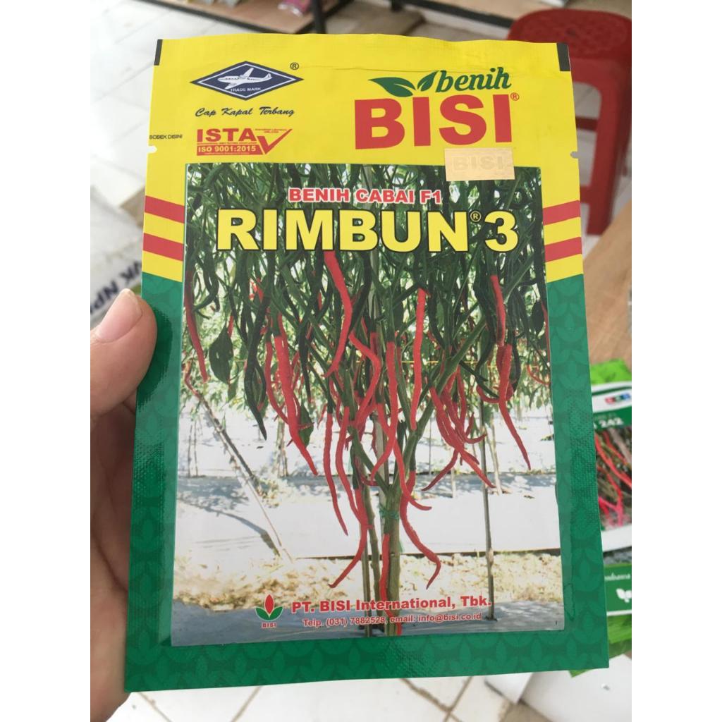 Benih cabe RIMBUN 3 F1 10 gram cabe keriting hibrida dari kapal terbang chia tai seed
