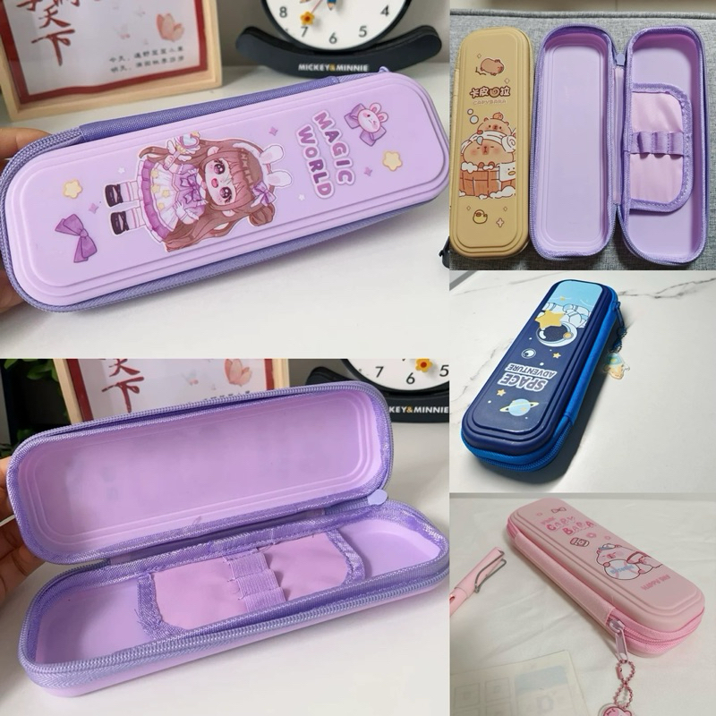 

Jual Produk eva large case pencil box 3d kotak pensil besar capybara unicorn stationary case ''