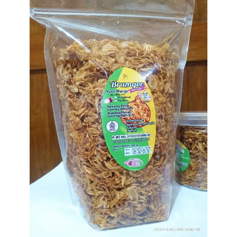 

bawang goreng refile 500gram tanpa campuran tepung