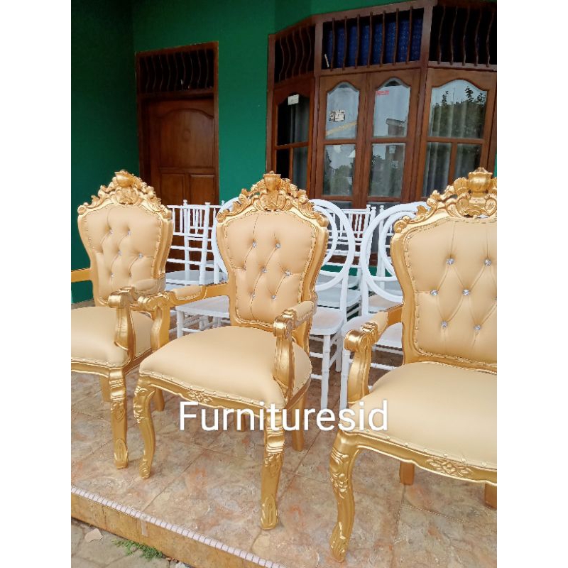 kursi pendamping jambu / kursi pelaminan pendamping