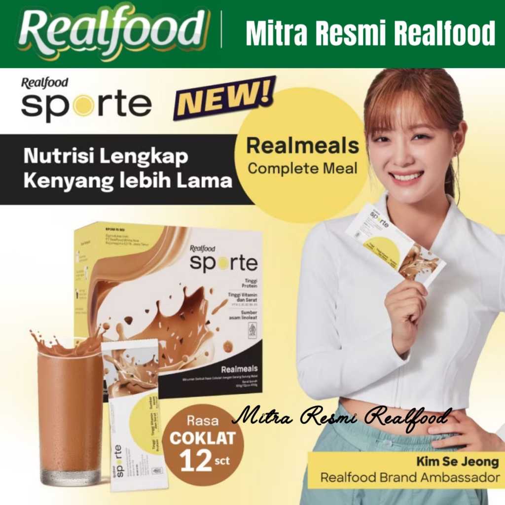 Realfood Sporte Realmeals Cokelat Sereal ( Sarang Burung Walet ) MRR