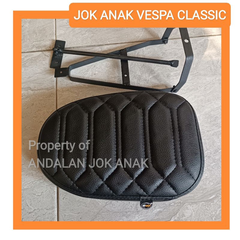 rambitshop5 - kursi boncengan anak vespa klasik premium full mbtech jok motor anak