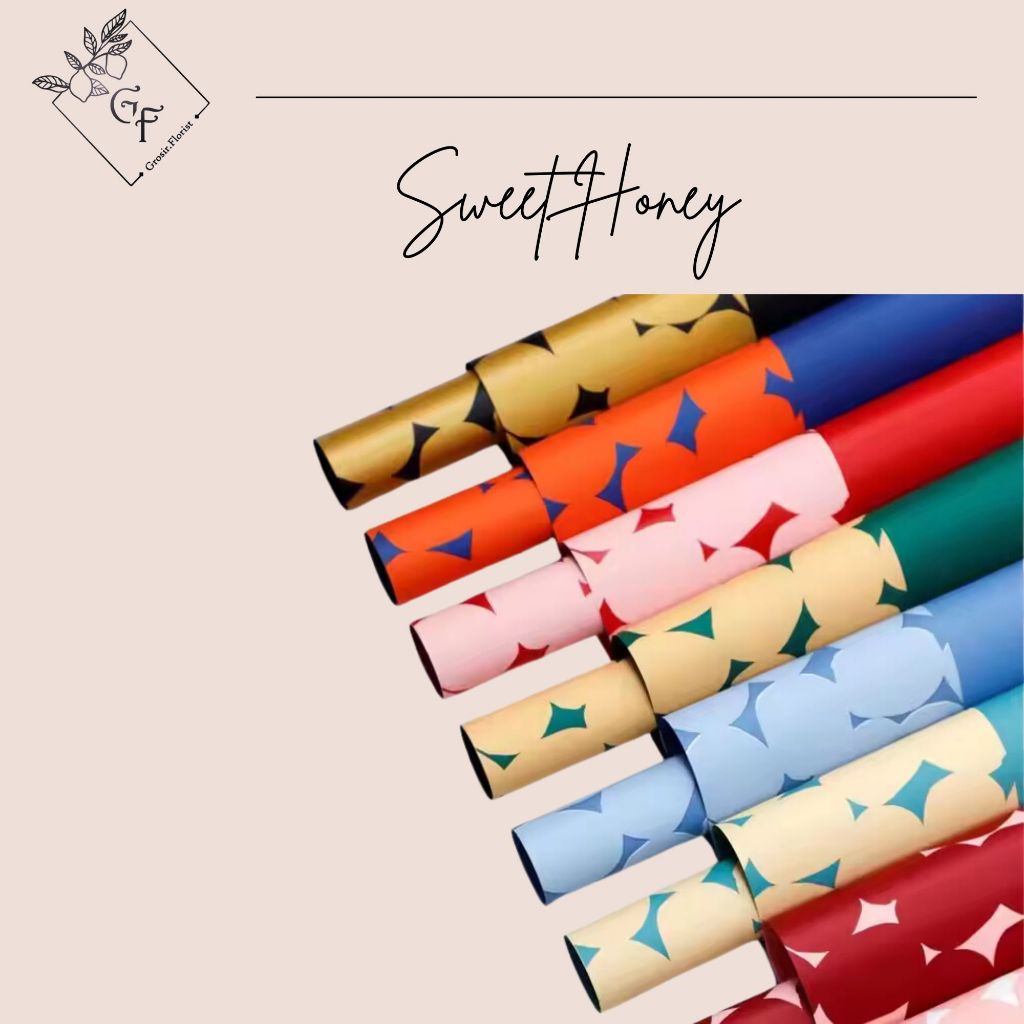 

TERLENGKAP ECER SWEET HONEY WRAPPING PAPER CELLOPHANE PREMIUM KERTAS BUKET BUNGA PAPER HAND BOUQUET