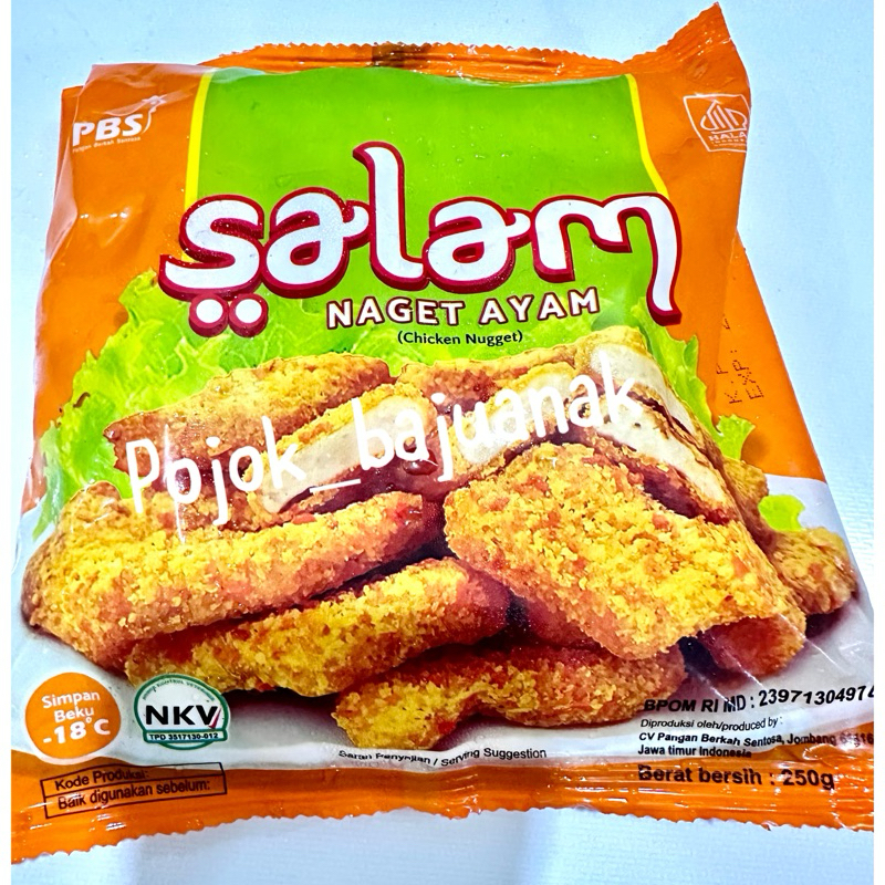 

Salam Chicken Nuget Naget 250 gram