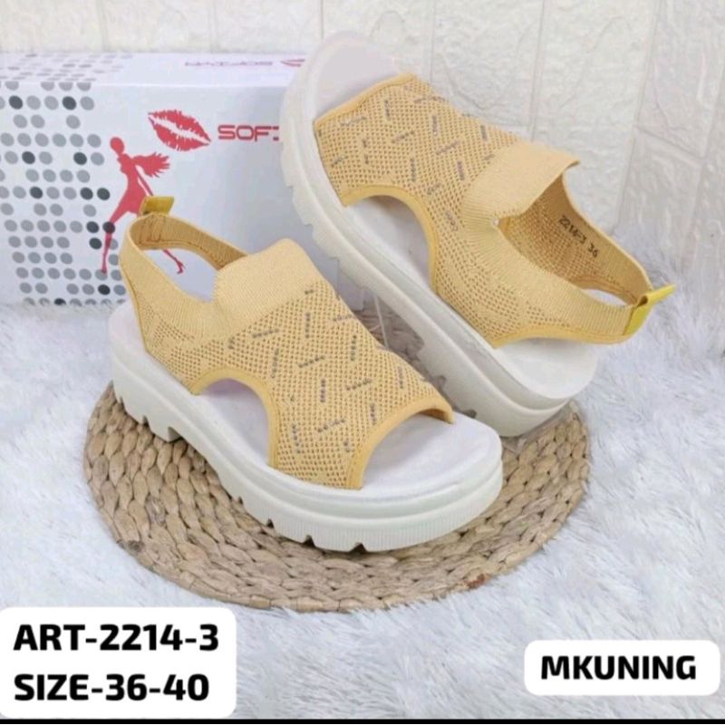 1302-14 sandal wedges tali import wanita sofiya original