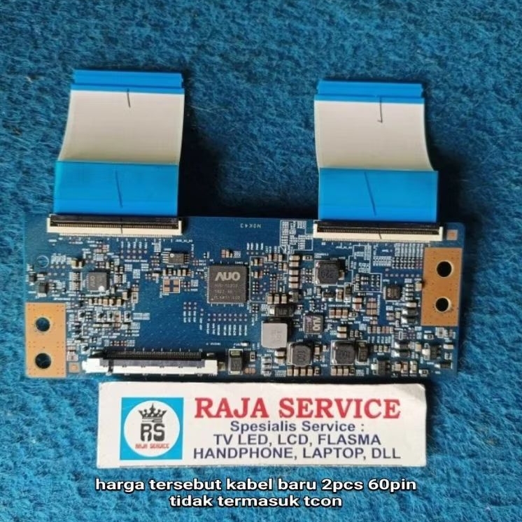 kabel tv samsung UA43K5002 UA43K5002AK flaxible lvds dari tcon ke panel lcd 60pin