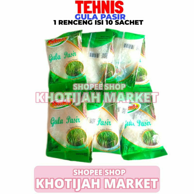 

Gula Pasir Tehnis 1 Renceng Isi 10 Sachet 32 Gram