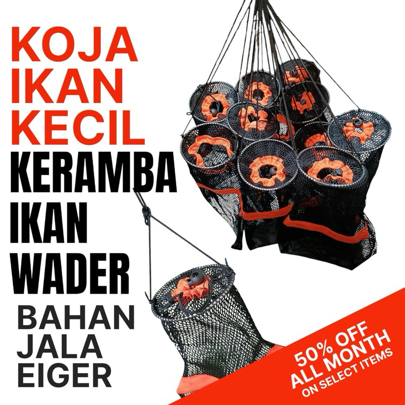Koja - Koja wader - Koja ikan kecil - Korang koja - Jaring ikan kecil - Koja ikan nileum - Koja baha