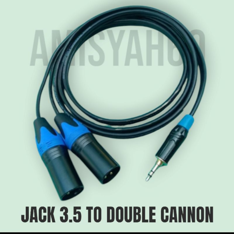 Jack 3.5 to CANNON XLR /JACK HP KE MIXER CANON