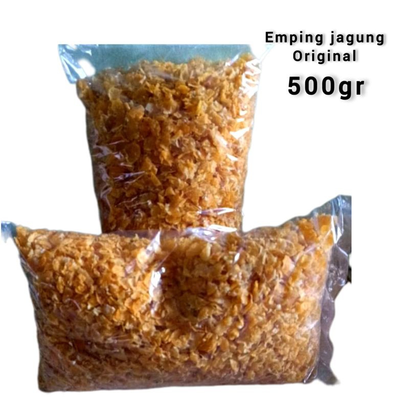 

emping jagung mentah rasa original