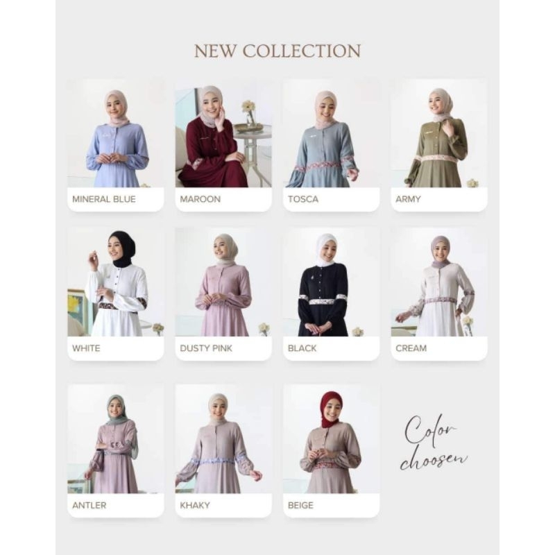 Gamis Kekinian Dannis A231207 / Gamis Dewasa Cantik 231207 Dv