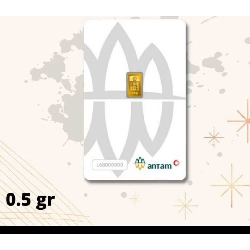 Logam Mulia Antam 0,5gr