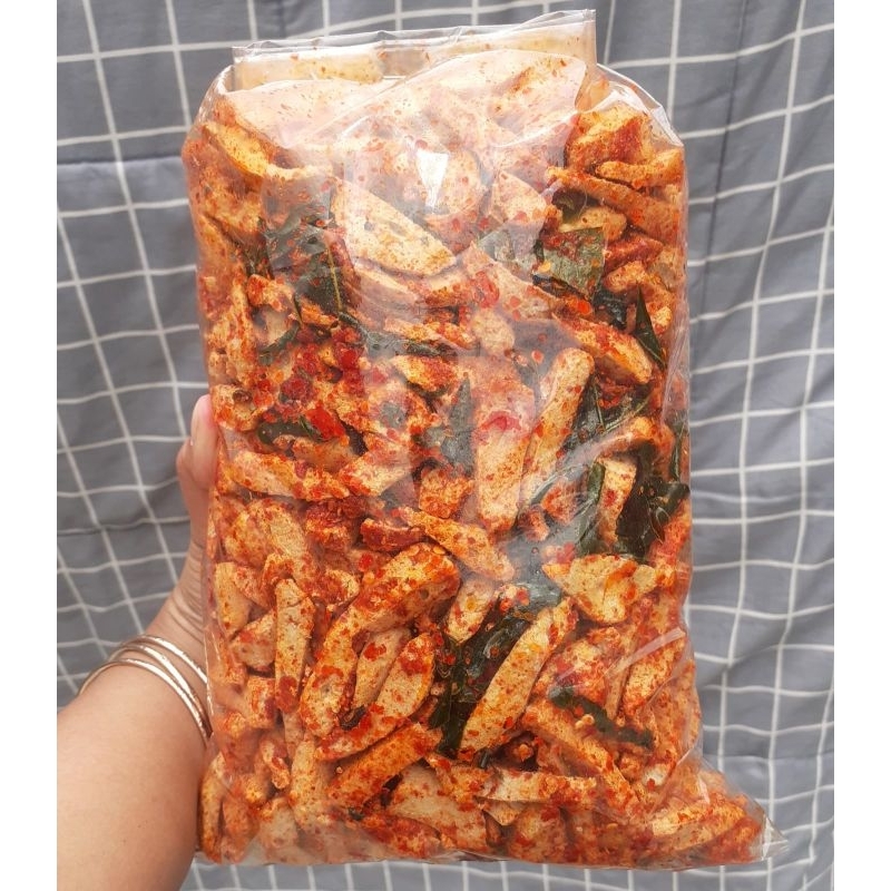 

Seblak Basreng pedas extra daun jeruk 250 gram