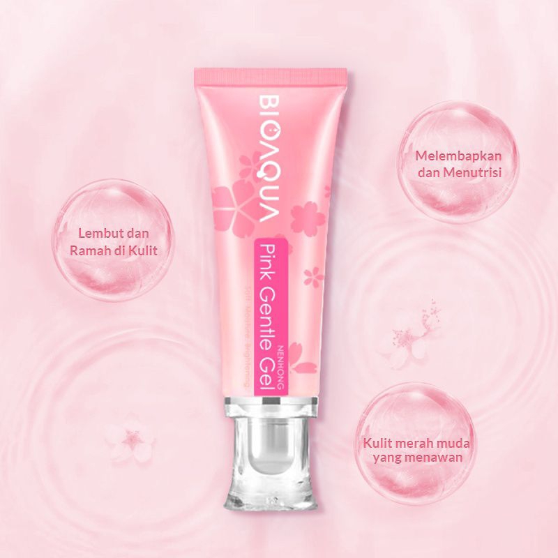 Bioaqua Nenhong - Warm Gentle Pink Nenhong Lip Serum Pemerahh Bibir Serum Bibir 30 gr