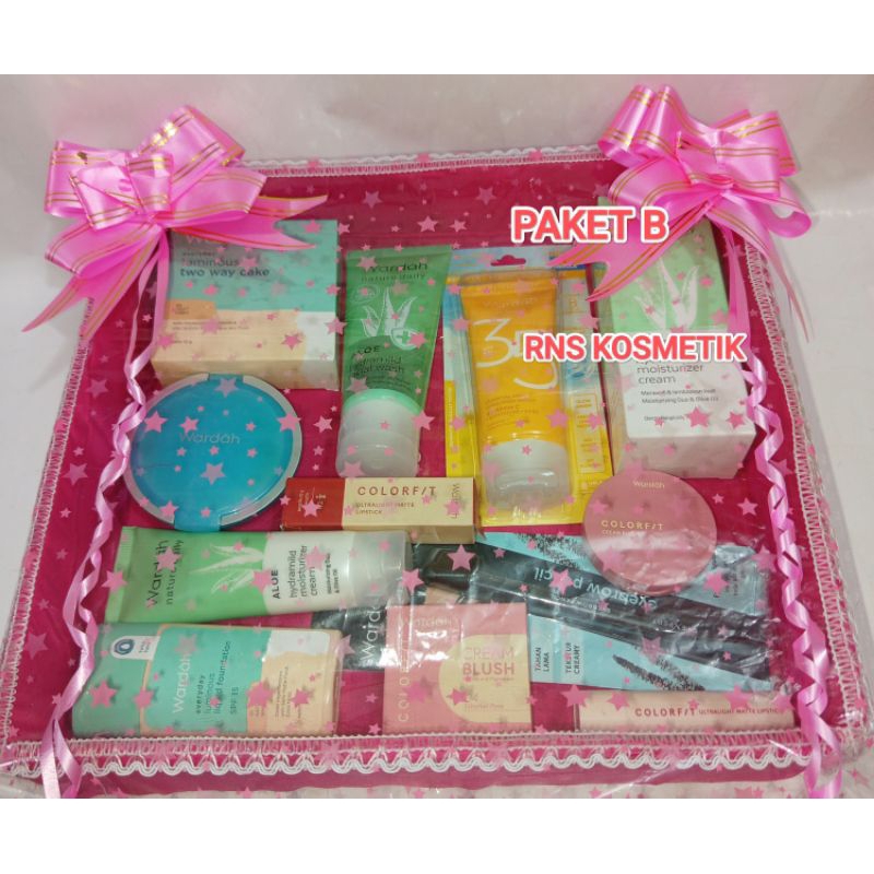 Wardah Luminous Paket Make Up Seserahan/Hantaran Nikah/Parcel Nikah