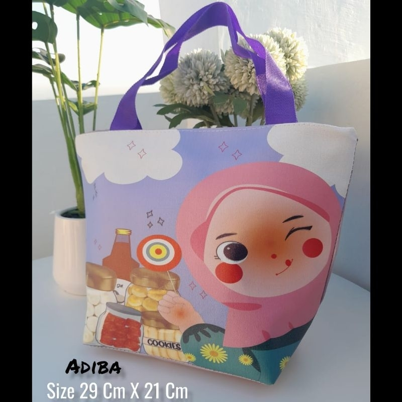 

AS TENTENG ANAK PRINTING/TAS BEKAL /TAS NGAJI /TAS BINGKISAN ULTAH